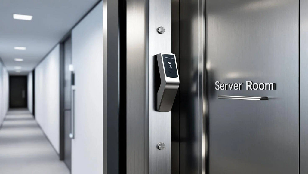 Having locks on sensitive rooms is a part of iso 27001 physical security?