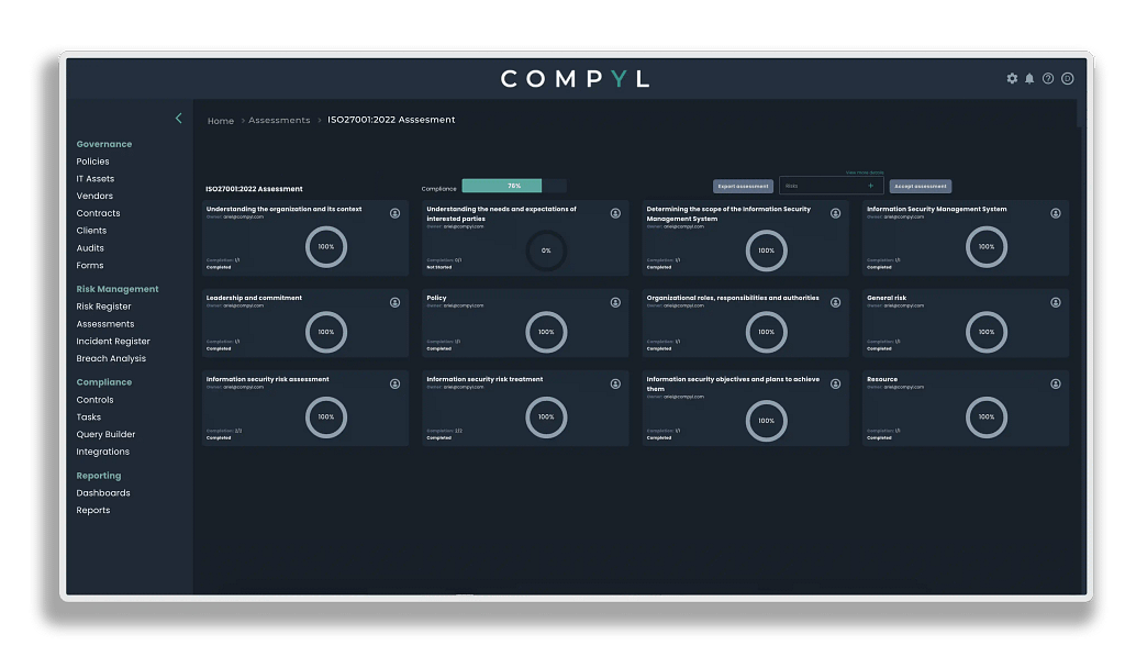 Compyl Assessment ISO27001