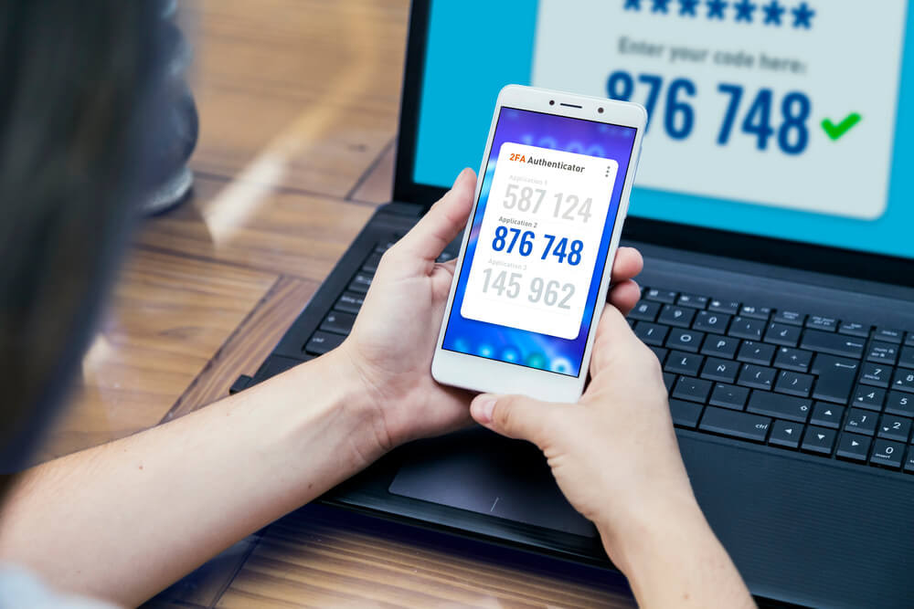 How does two factor authentication help with compliance in cybersecurity?